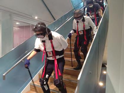 画像 サステナブルウィークスで実施した 障がい者理解体験型研修の様子