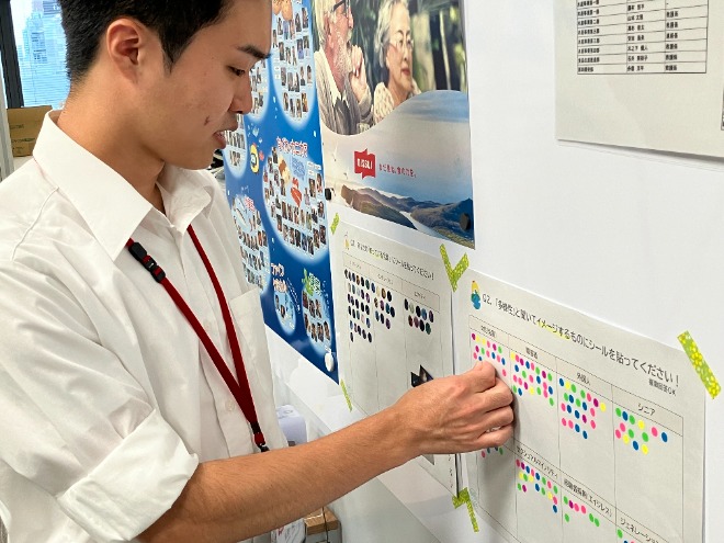 画像　構えず楽しく参加！社内掲示板ダイバーシティシールアンケート